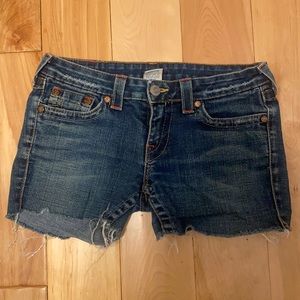 True Religion Size 29 Jean Pants Cutoff Shorts